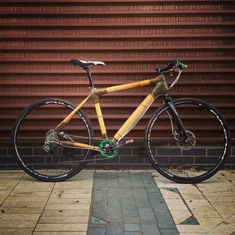 Bamboo bike built by @jadubful. Great for commuting!