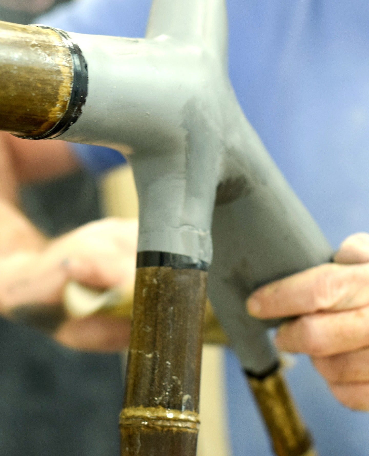 Each of our frames is hand-finished by each of our first-time frame builders. Once the flax fibre i
