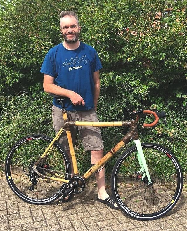 Build by Nick at a weekend workshop! a 1 x 11 system with disc brakes