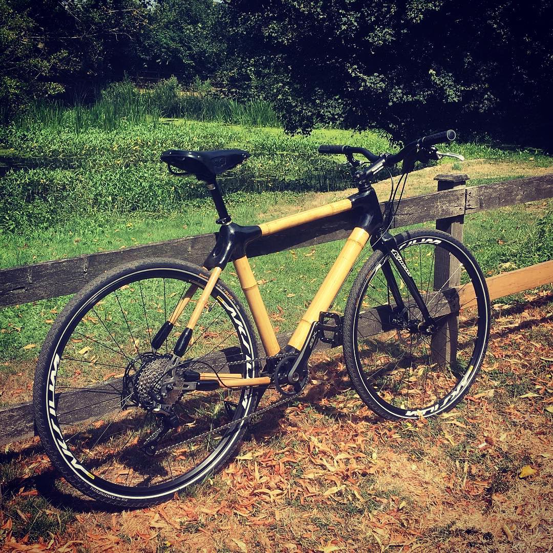 Really nice build by @paul.chiz building using a home build kit! #bamboobike #bamboobicycleclub #roa