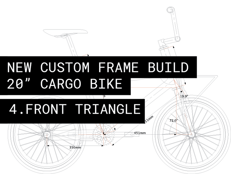 Building the front triangle bamboo bicycle frame