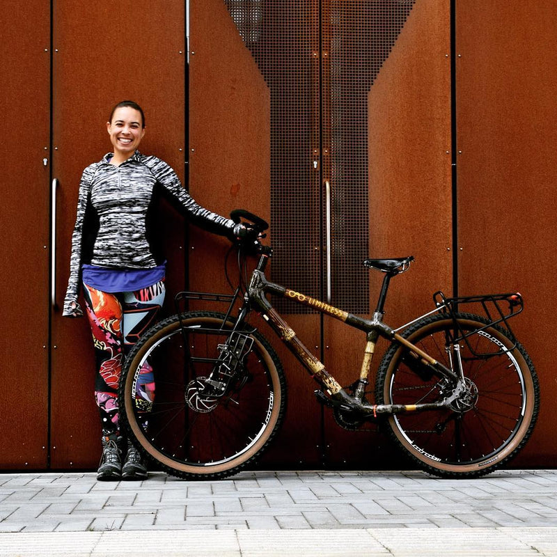 Becca's bamboo 29er for the Limitless Eco Adventure