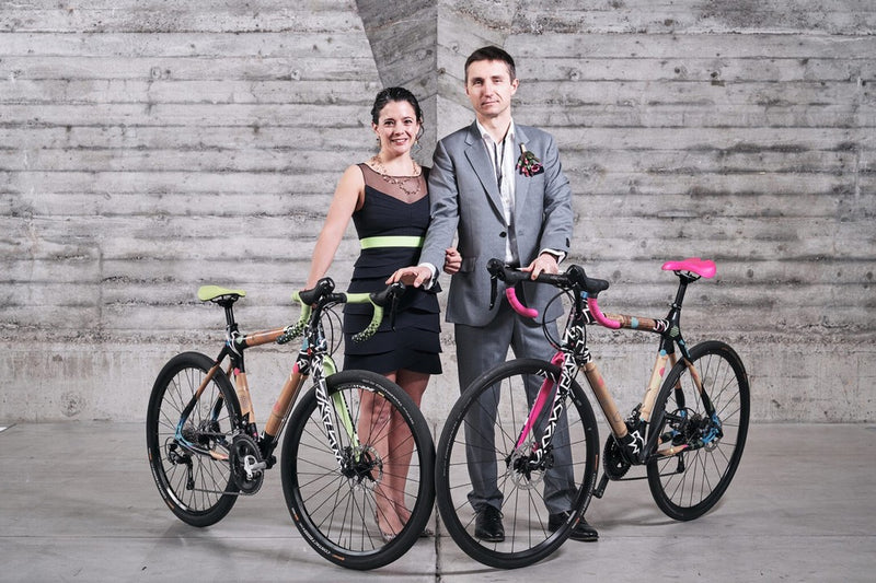 Cecily built her bike at a weekend workshop. She finished both her bicycles at home. Recently she wa