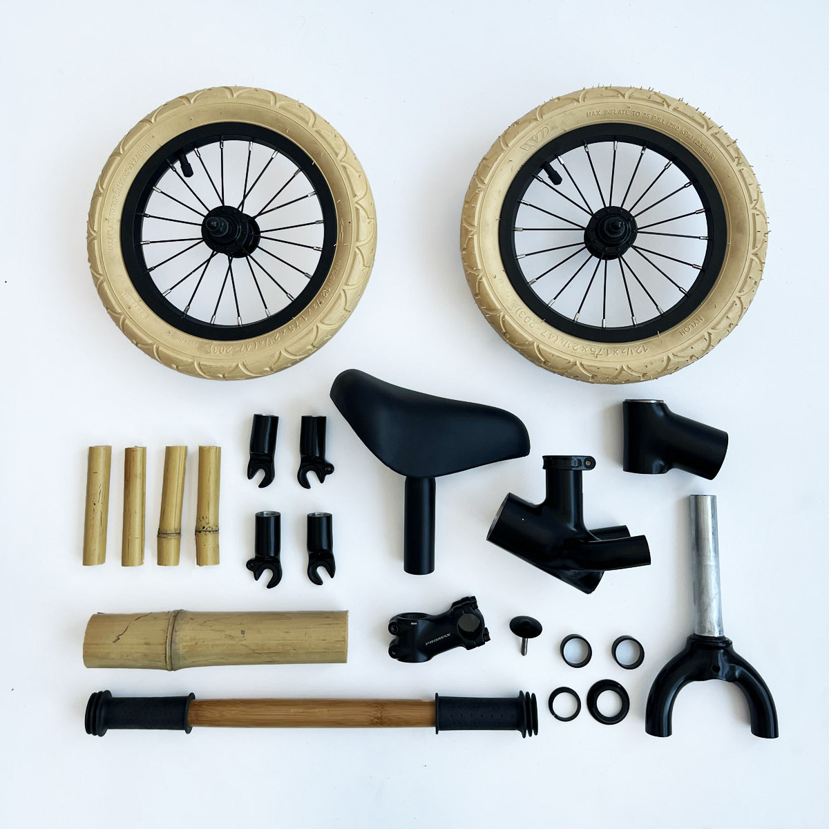 Balance bike Lugged Kit Bamboo Bicycle Club