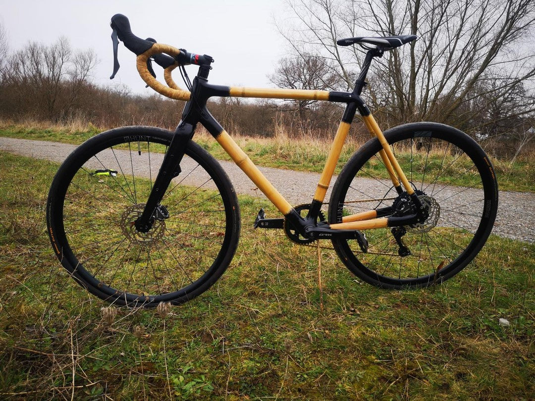 New build by Harinder “First ride on my bamboo bike.... Love it😎🚴🏽‍♂️