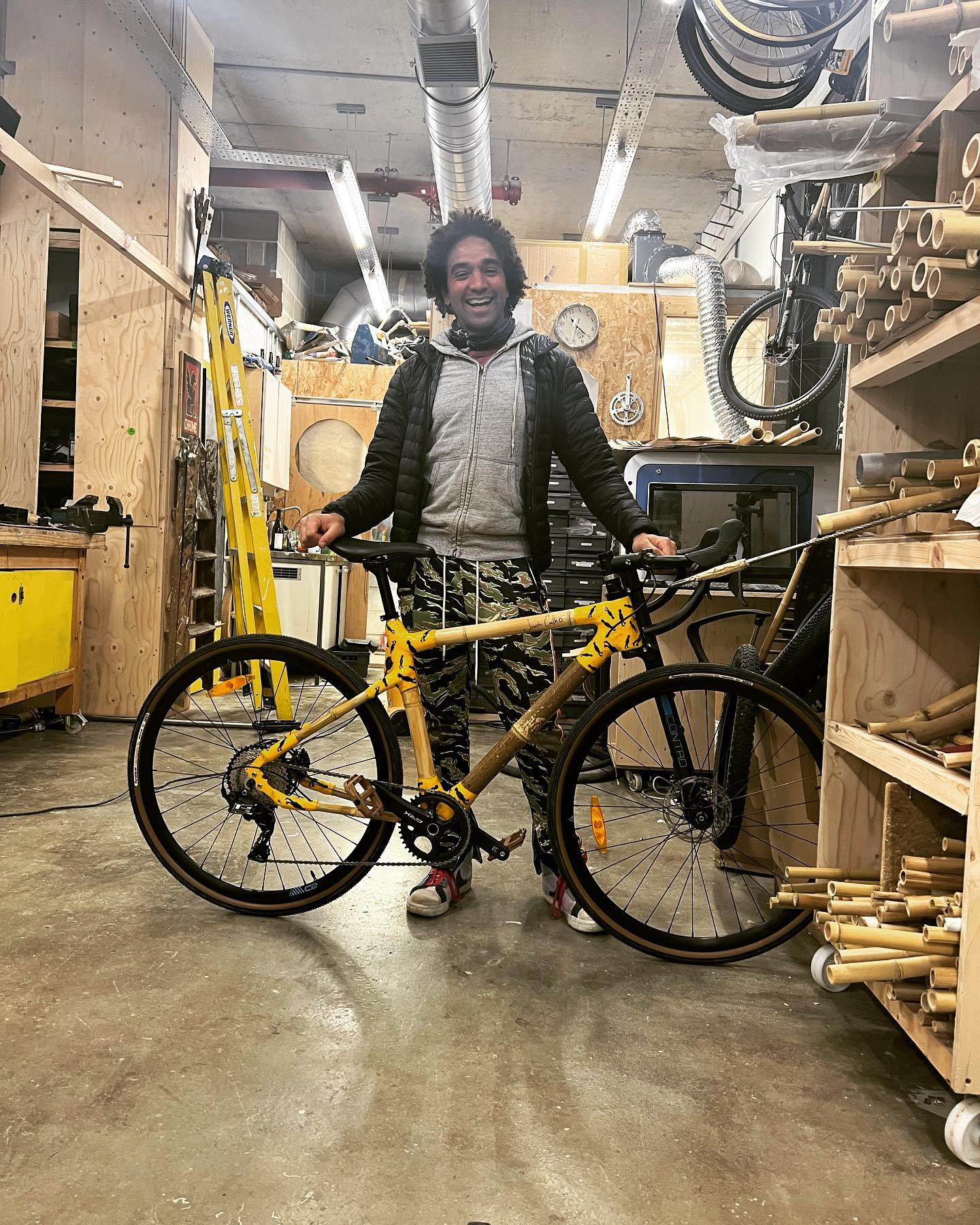 Finished up a weekday workshop this week.  @josephcoelhoauthor completed a gravel bike. As a childre