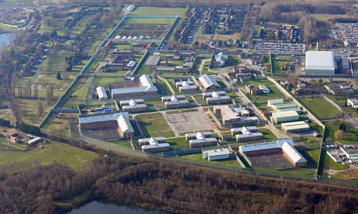 Aerial view of HMP Lindholme, near Doncaster