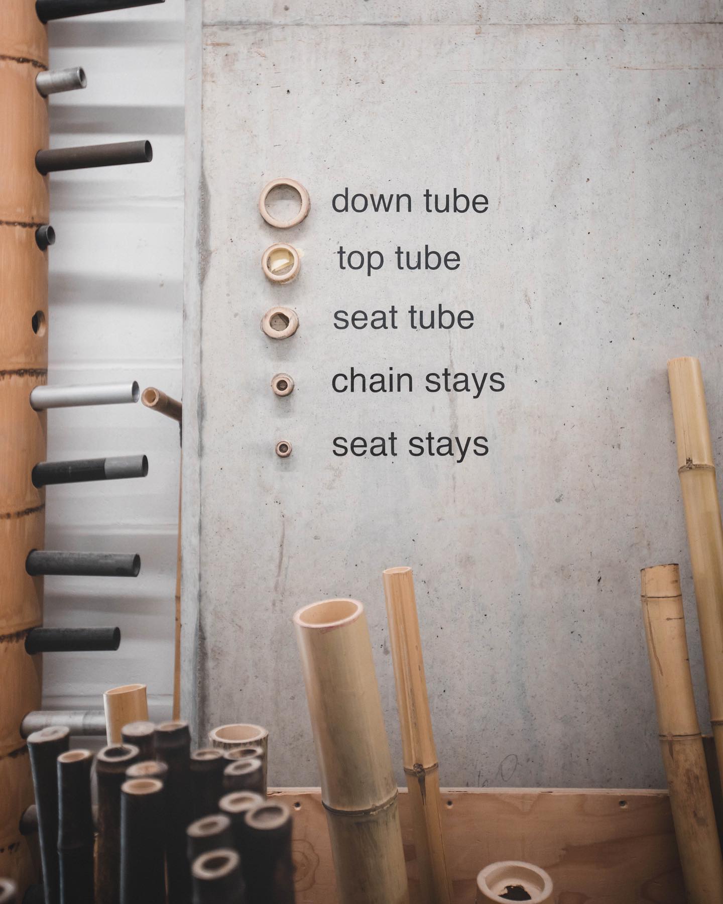 Part of our workshop includes tubing selection. Unlike conventional tubing bamboo is completely natu