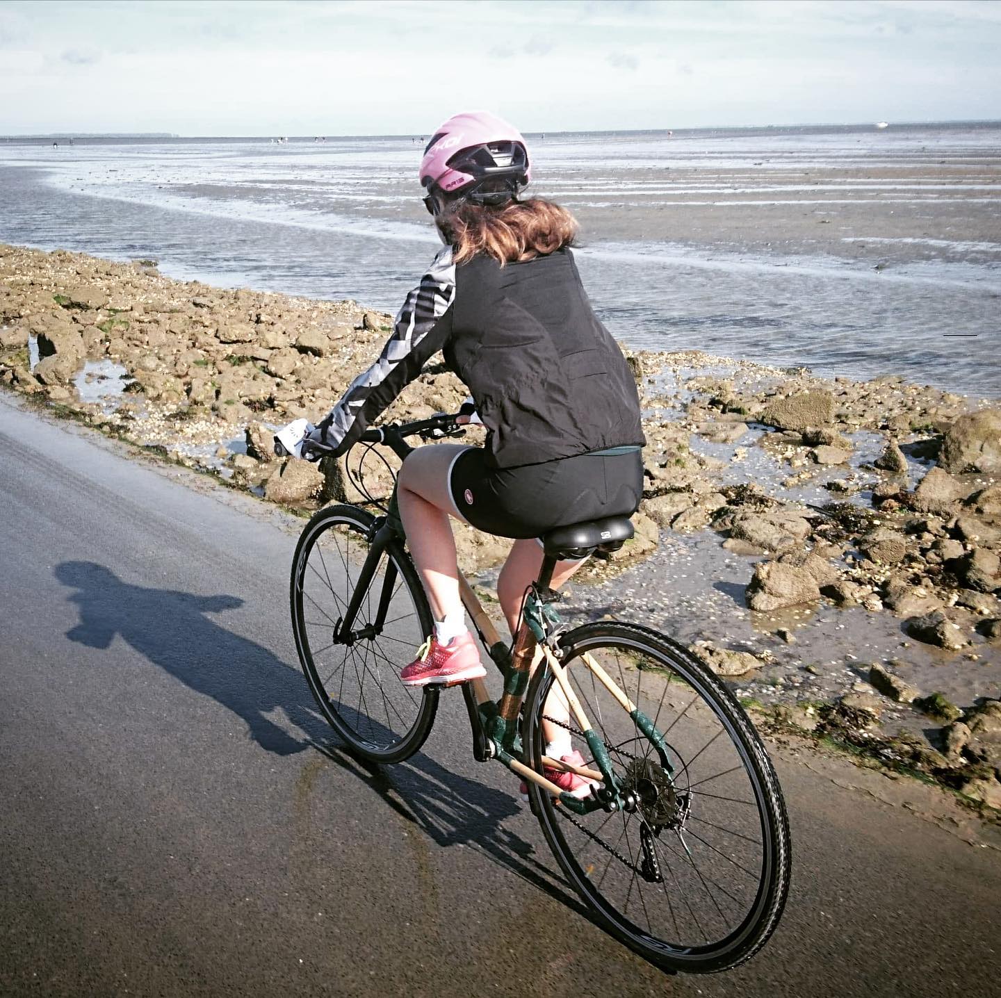 The Passage du Gois — Audrey Rides the Atlantic Causeway on Her Bamboo Bike