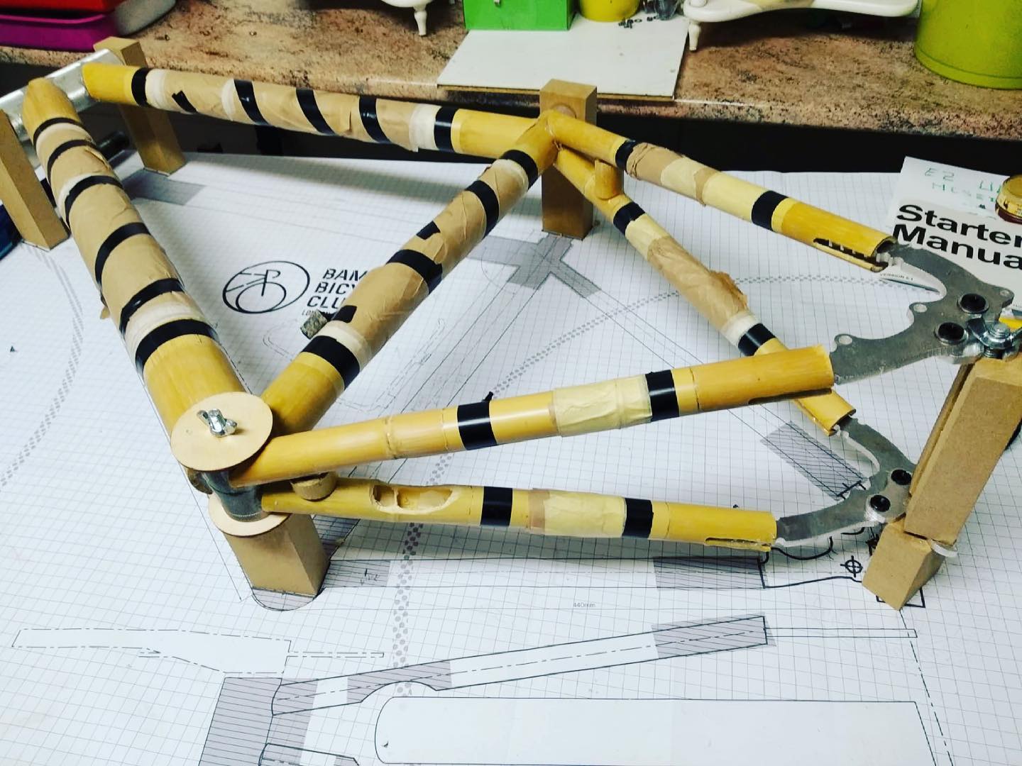 Home #gravelbike In progress.