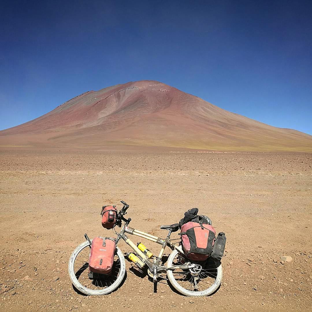 Kate Rawles rode a bamboo bike through Bolivia's Eduardo Avaroa Reserve