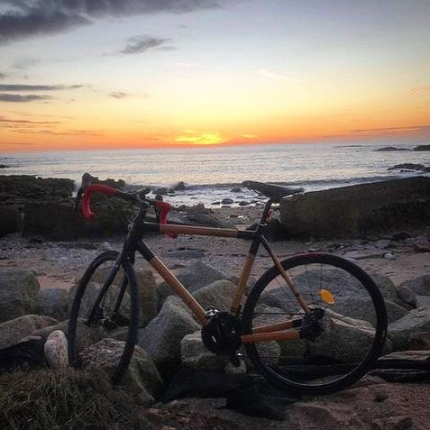 Finished build by Jean in France, road frame finished built using our easy build kit.