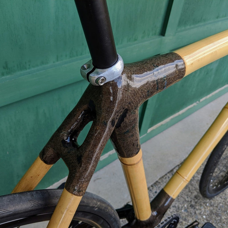 One hand, one frame: Jon builds his own bamboo bike