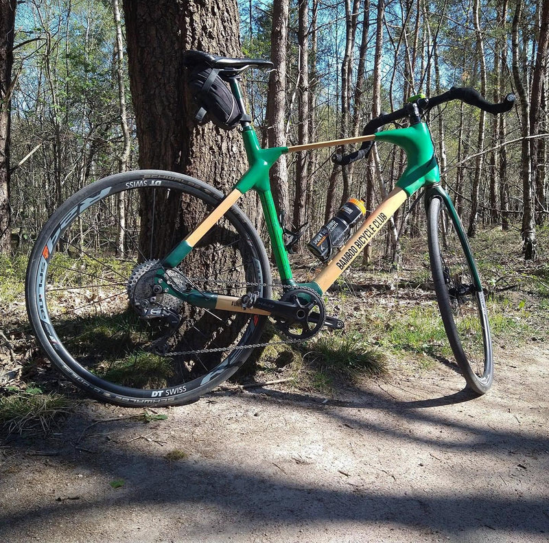 Build by Tim @bamboobicycleclub_amersfoort interesting gravel build using split bamboo for the top t
