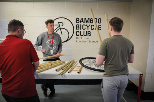 Bamboo Bicycle Club workshop at HMP Lowdham Grange