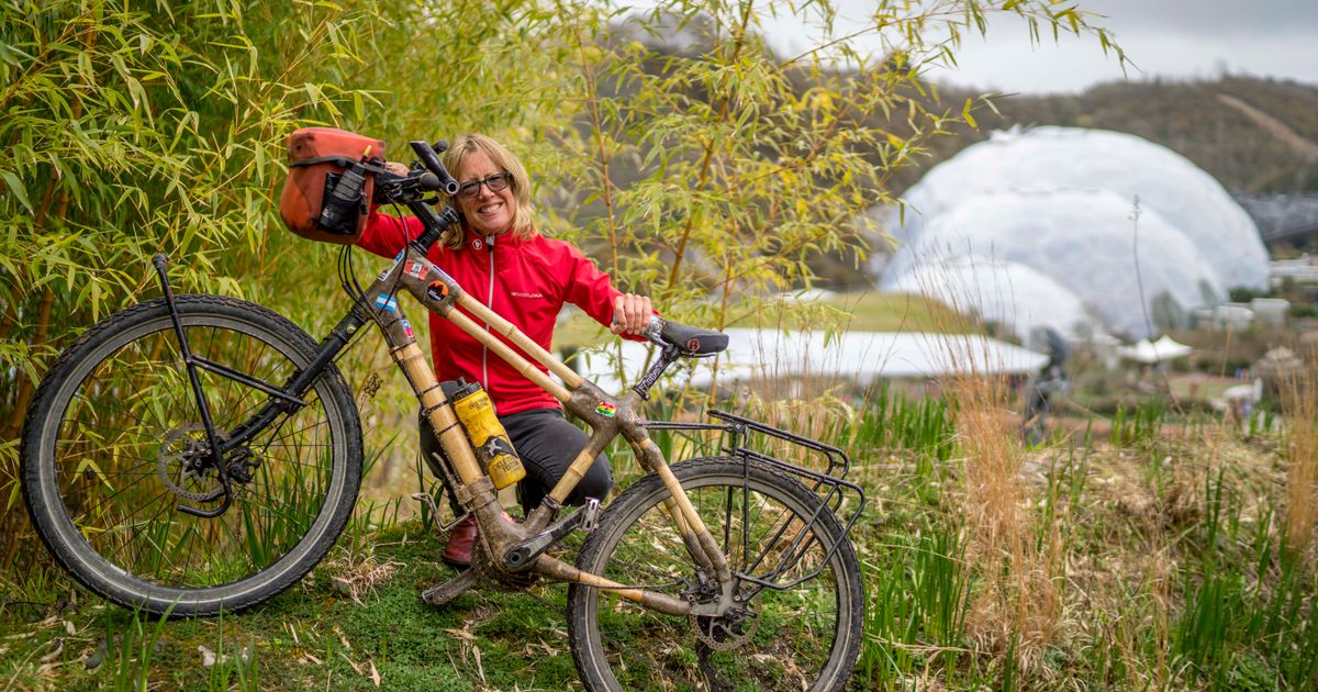 Kate Rawles brings Woody back to the Eden Project, Cornwall, May 2018