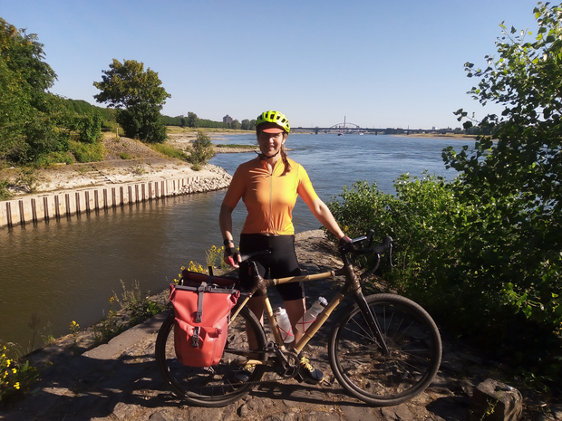 Elizabeth's custom touring bike