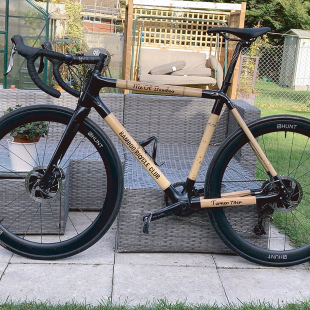 Shane's carbon-bamboo road bike