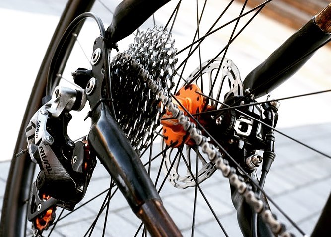 Build by Paul, #hope hubs with #sram rival groupset. #bamboobicyclegravel