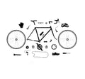 MTB component pack: Shimano Deore 12-speed groupset, dropper post and suspension fork