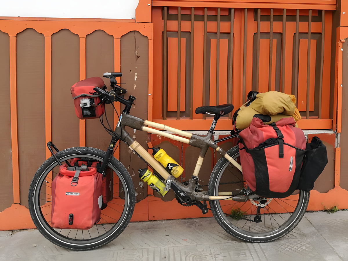 Woody, Kate Rawles's expedition bicycle.
